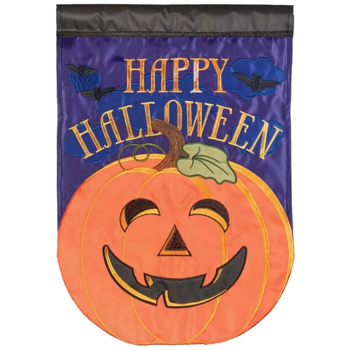 Halloween Jack O' Lantern Garden Flag