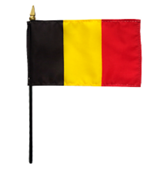 8x12" Belgium Stick Flag