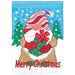 Gift Gnome Merry Christmas Garden Flag