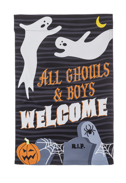 Ghouls and Boys Garden Flag