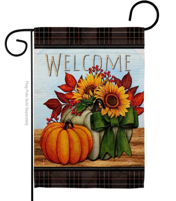 Pumpkin Bouquet Garden Flag