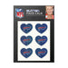 Buffalo Bills Glitter Heart Face Decal Pack