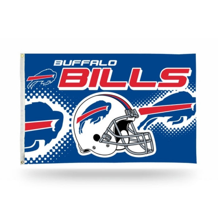 3x5' Buffalo Bills Helmet Design Polyester Flag