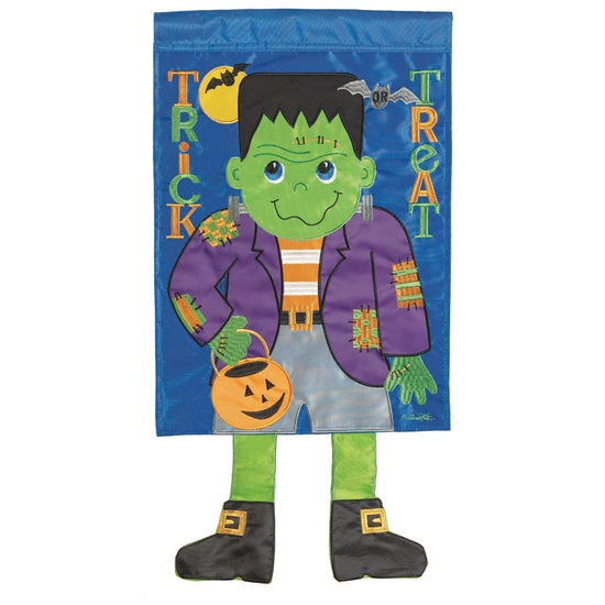 Frankenstein Crazy Legs Garden Flag