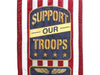 "Support Our Troops" patriotic Applique Garden Flag