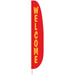 12'x26" Welcome Nylon Feather Flag
