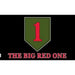 3x5' 1st Infantry Division Big Red Polyester Flag