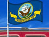 US Navy Car Flag