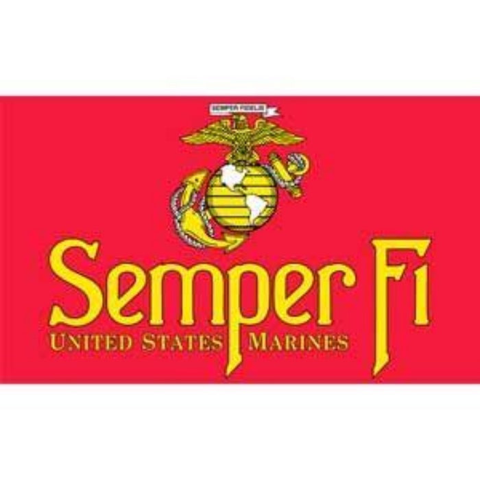 3x5' US Marine Corps Semper Fi Polyester Flag
