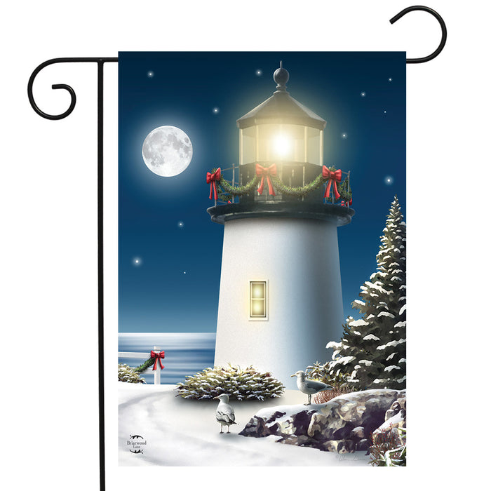 Lighthouse This Endless Night Garden Flag