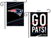 New England Patriots Double-Sided Garden Flag