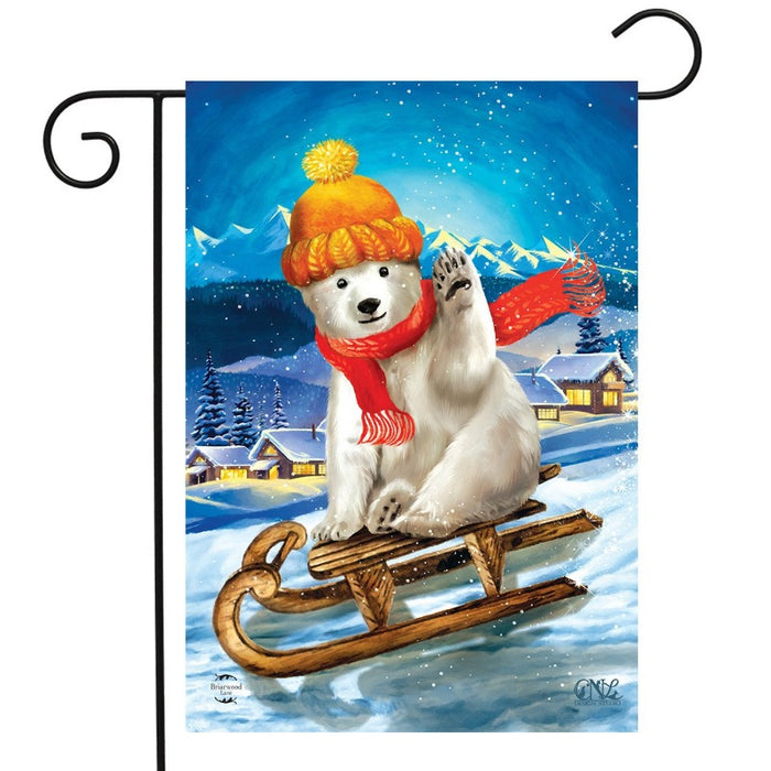 Polar Bear Garden Flag