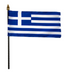 4x6" Greece Stick Flag
