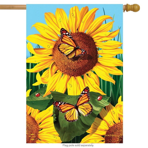 Sunflower Field Banner Flag