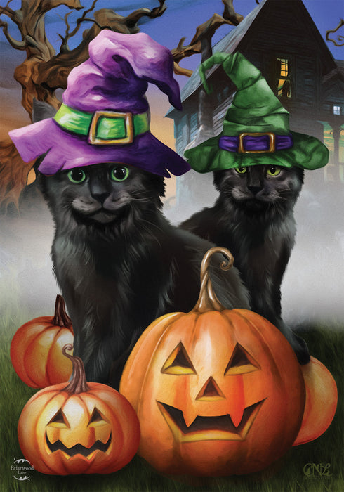Spooky Kittens Banner Flag