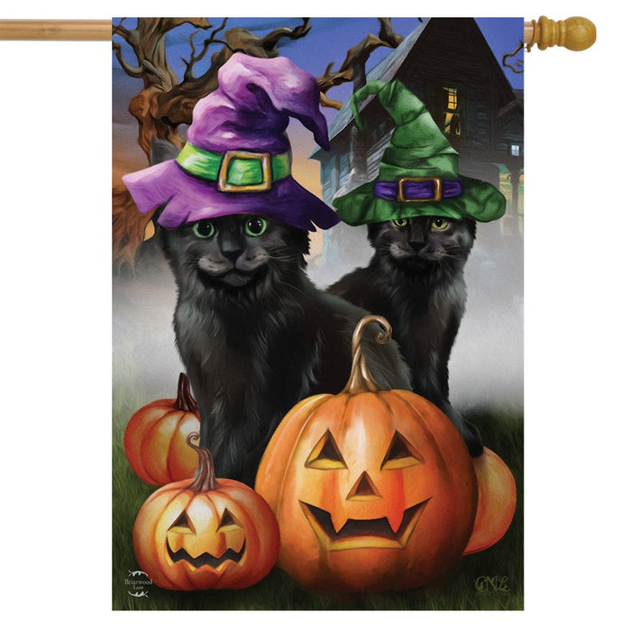 Spooky Kittens Banner Flag