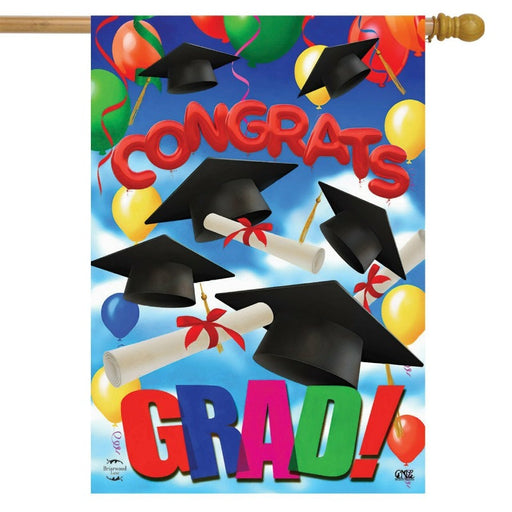 Congrats Graduation Banner Flag