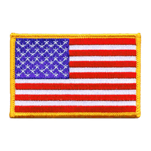 Left Facing American Flag Patch