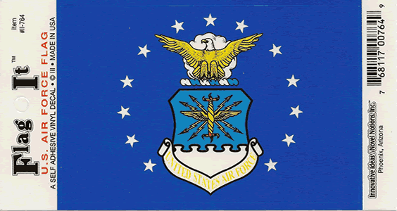 US Air Force Flag Emblem Sticker