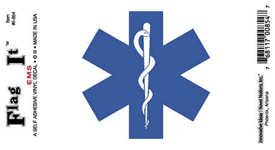 EMS Flag Sticker