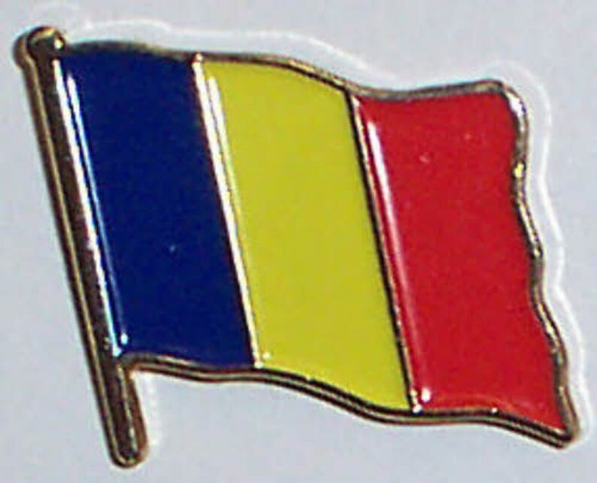 Chad Flag Lapel Pin