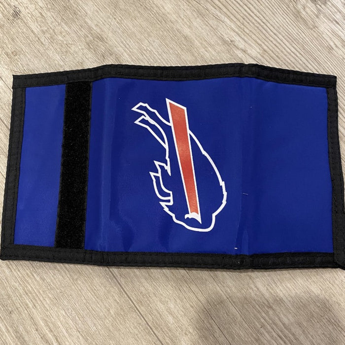 Buffalo Bills Royal Blue Trifold Nylon Wallet