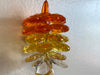 Small Orange Acrylic Acorn Ornament