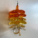Small Orange Acrylic Acorn Ornament