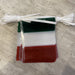 105' Red, White, and Green Rectangle Pennant String
