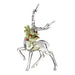 Acrylic Mistletoe Reindeer Décor
