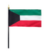 4x6" Kuwait Stick Flag