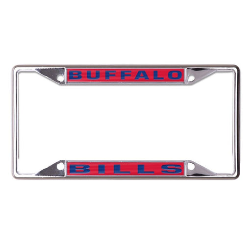 Buffalo Bills Red Metal License Plate Frame