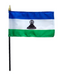 4x6" Lesotho Stick Flag
