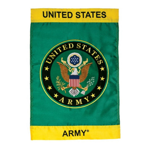 US Army Symbol Applique Garden Flag