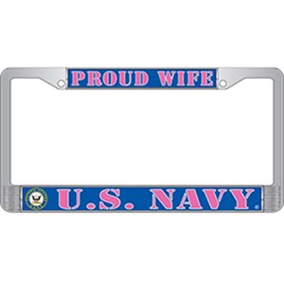 US Navy Wife License Plate Frame
