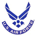 US Air Force Wings Rubber Magnet
