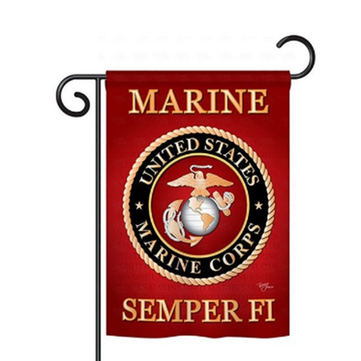 us marine corps garden flag