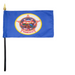 4x6" Minnesota Stick Flag