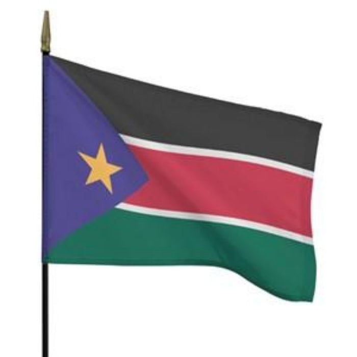 4x6" South Sudan Stick Flag