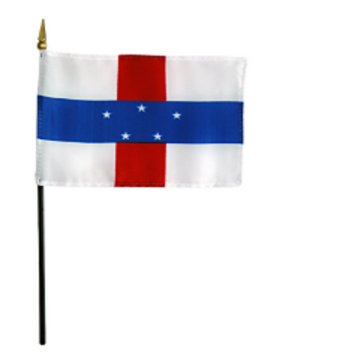 4x6" Netherland Antilles Stick Flag
