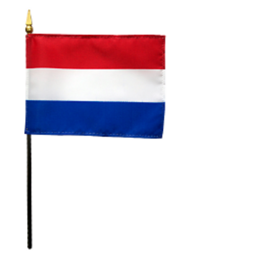 8x12" Netherlands Stick Flag