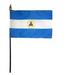 8x12" Nicaragua Stick Flag