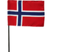 4x6" Norway Stick Flag