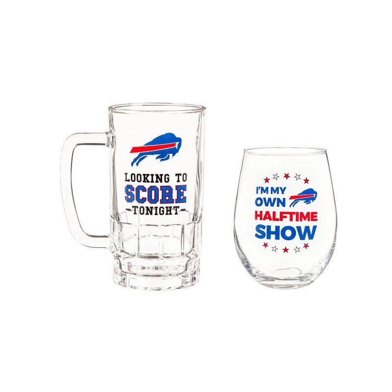 Bills Glass Mug 