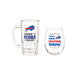 Buffalo Bills Stemless Wine Glass & Beer Mug Gift Set