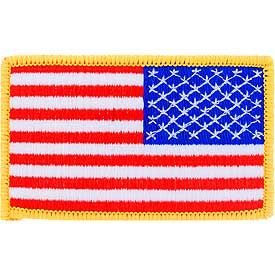 Right Facing USA Flag Patch