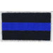 Thin Blue Line Police Honor Patch is 3-1/4"x2"
