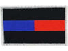 Thin Blue & Red Line Police/Fire/EMS Honor Patch is 3-1/4"x2"