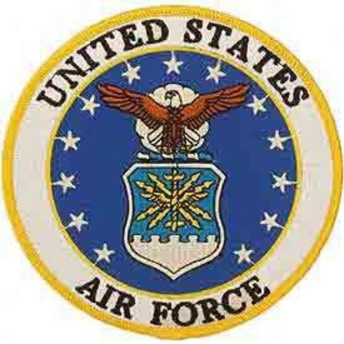 US Air Force Symbol Patch is 3-1/16" round 
