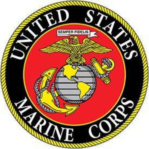 US Marine Corps Symbol Patch is 3-1/16" round